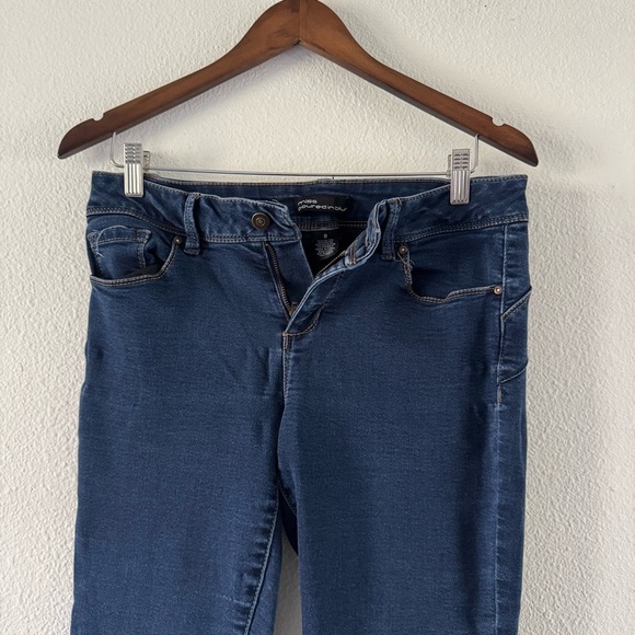 Jeans Stretch High Rise Skinny Leg Medium Wash Size 8 Everyday Versatile Staple - Picture 3 of 14